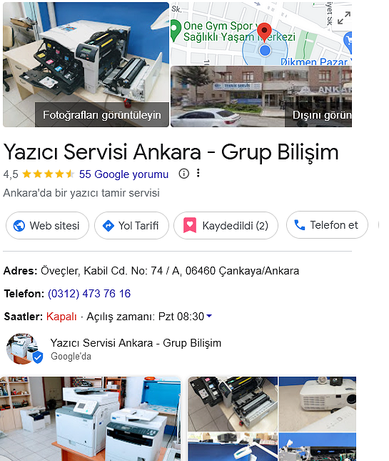 Ankara Hp Servisi - Hp Yazıcı Tamiri