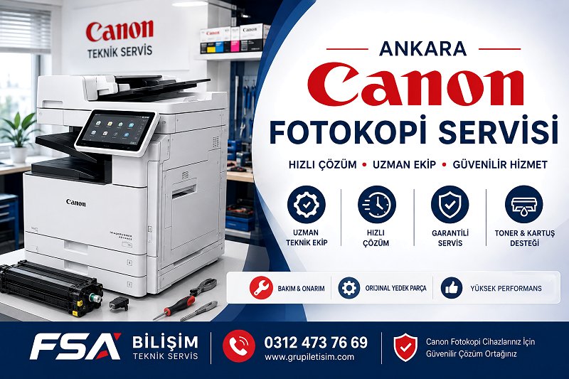 Ankara Canon Fotokopi Servisi